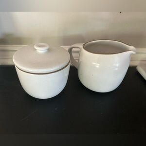 Heath Ceramics sugar bowl and creamer set